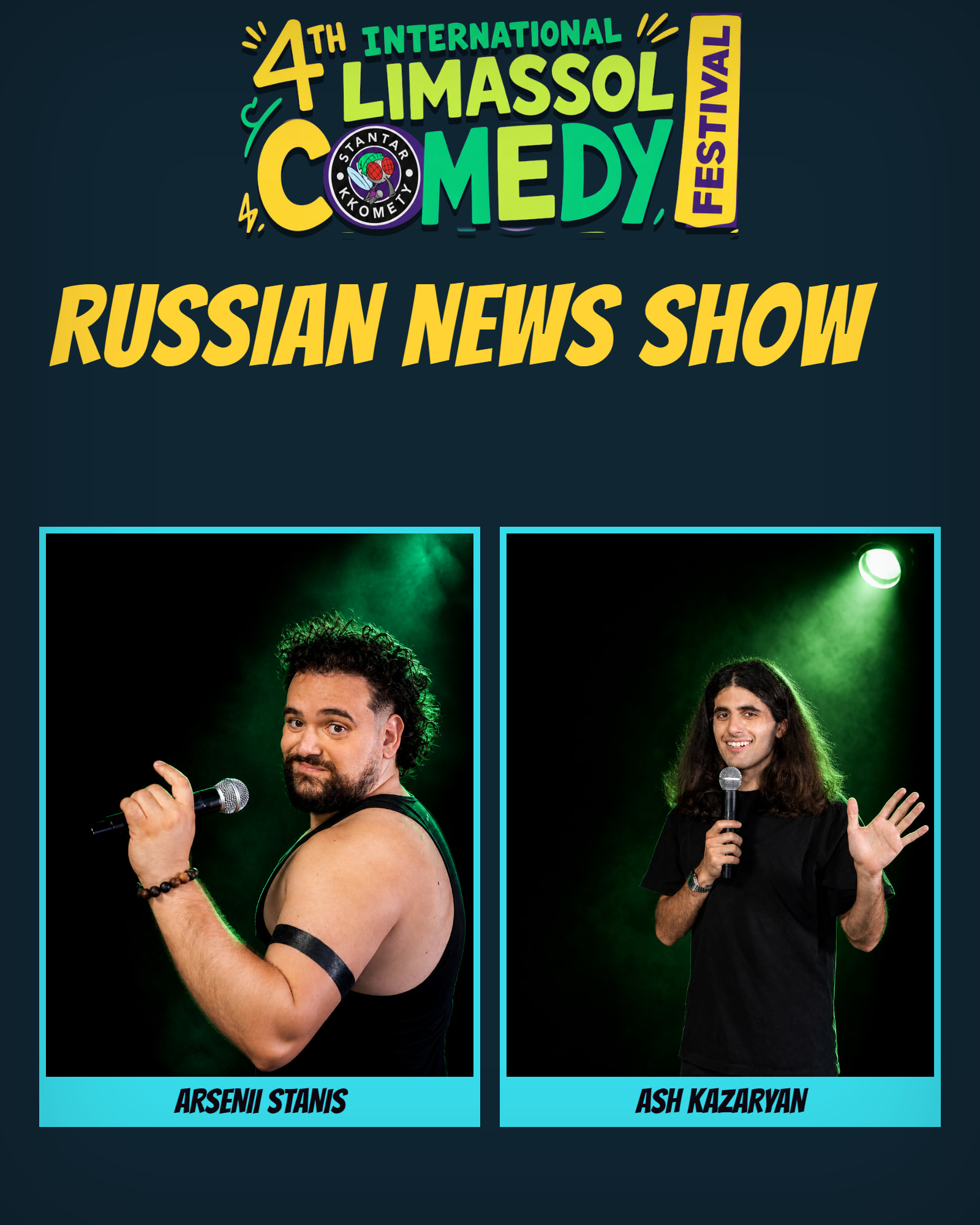 Russian News Show, 4th International Limassol Comedy Festival poster