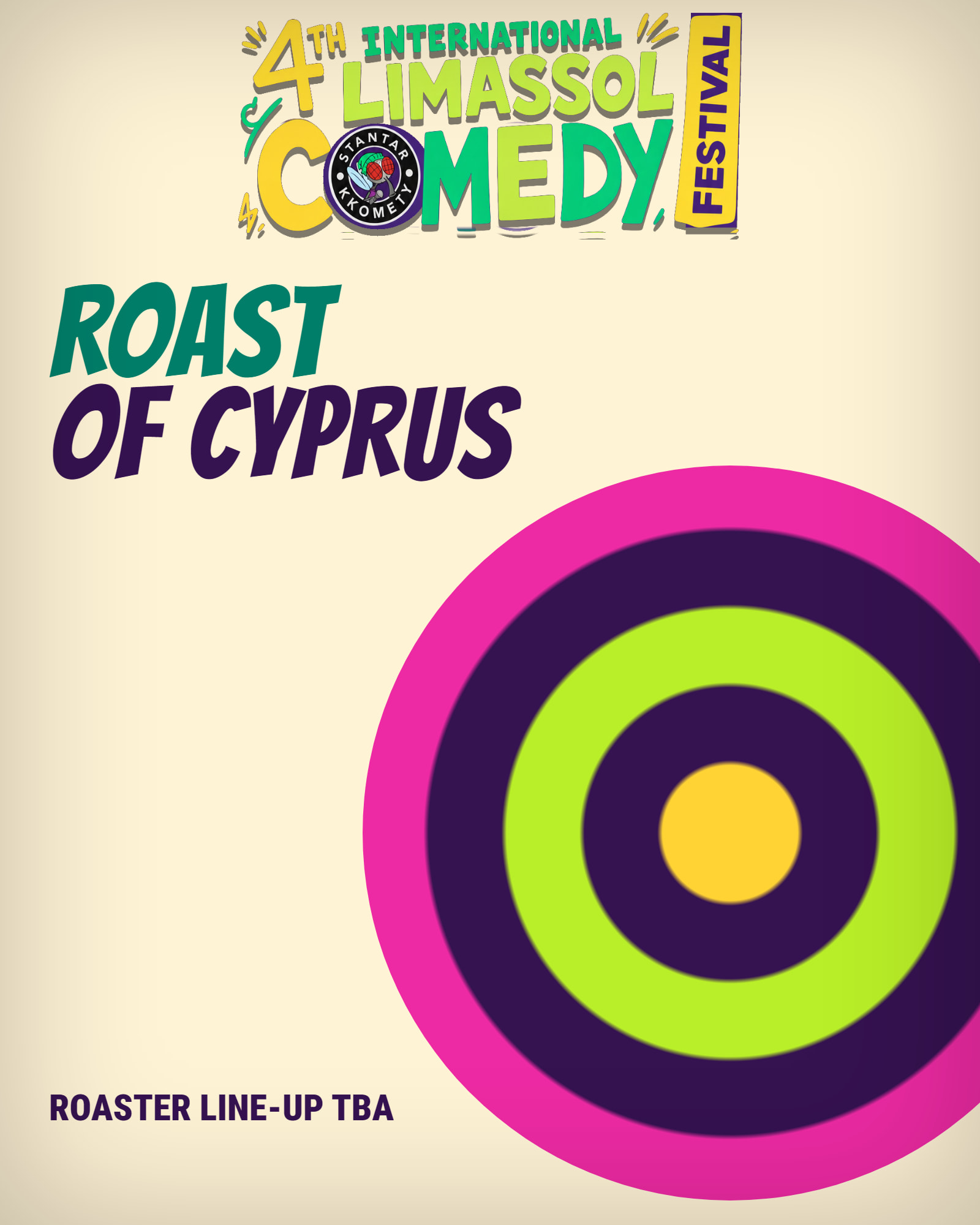 Roast of Cyprus, 4th International Limassol Comedy Festival poster