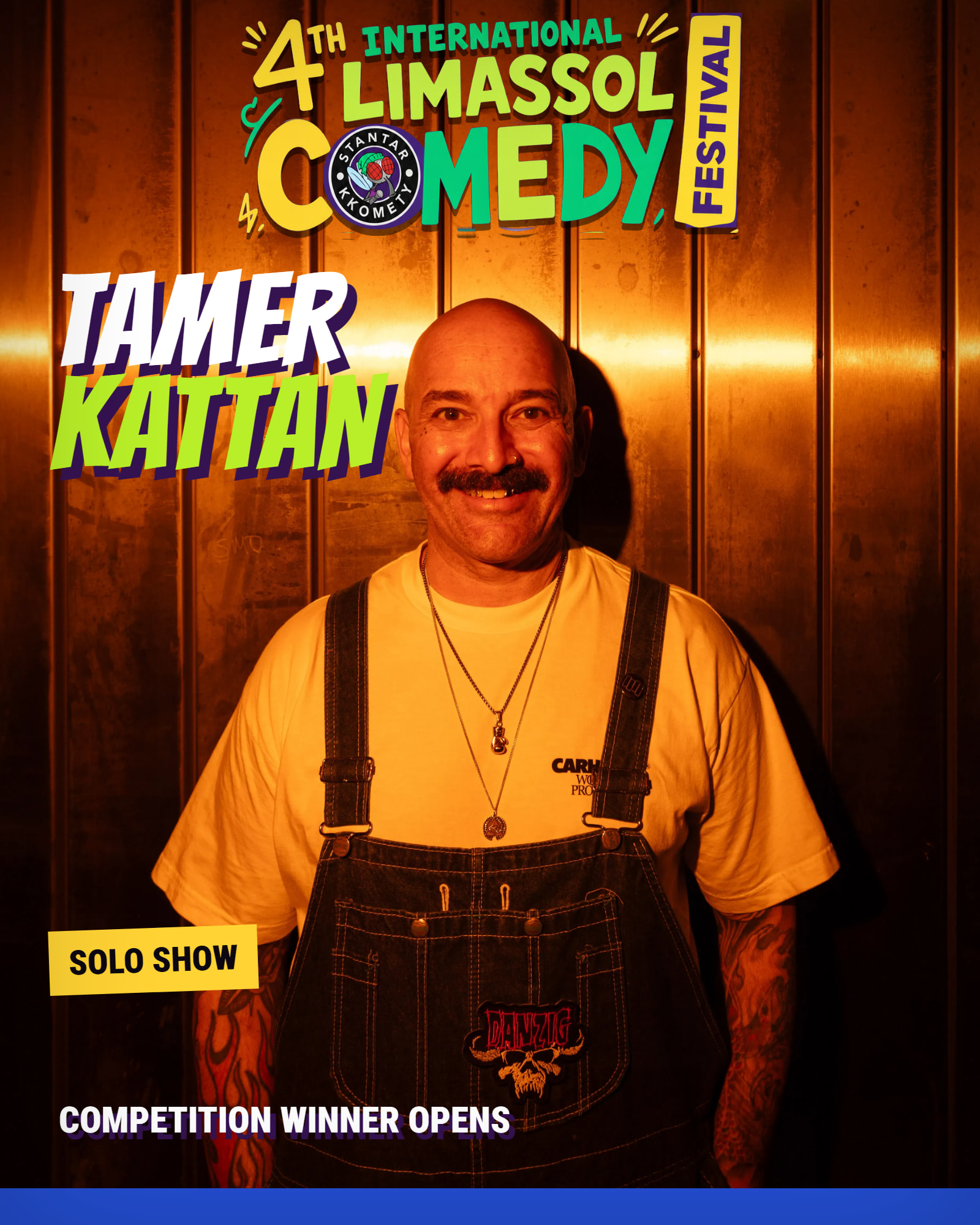 Tamer Kattan — Solo, 4th International Limassol Comedy Festival poster